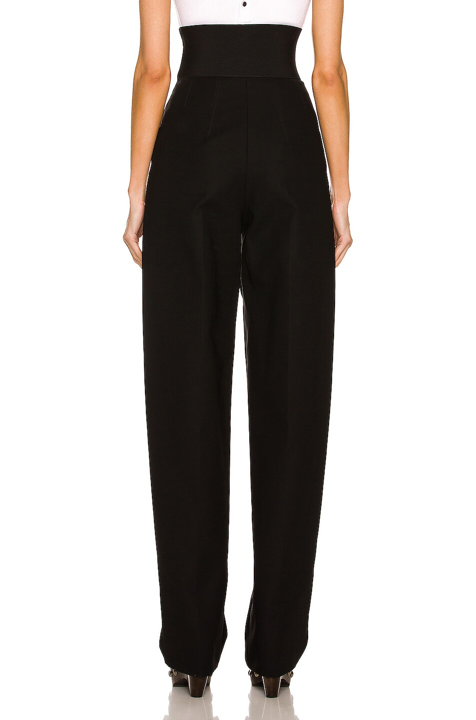 High Waisted Wide Leg Trouser