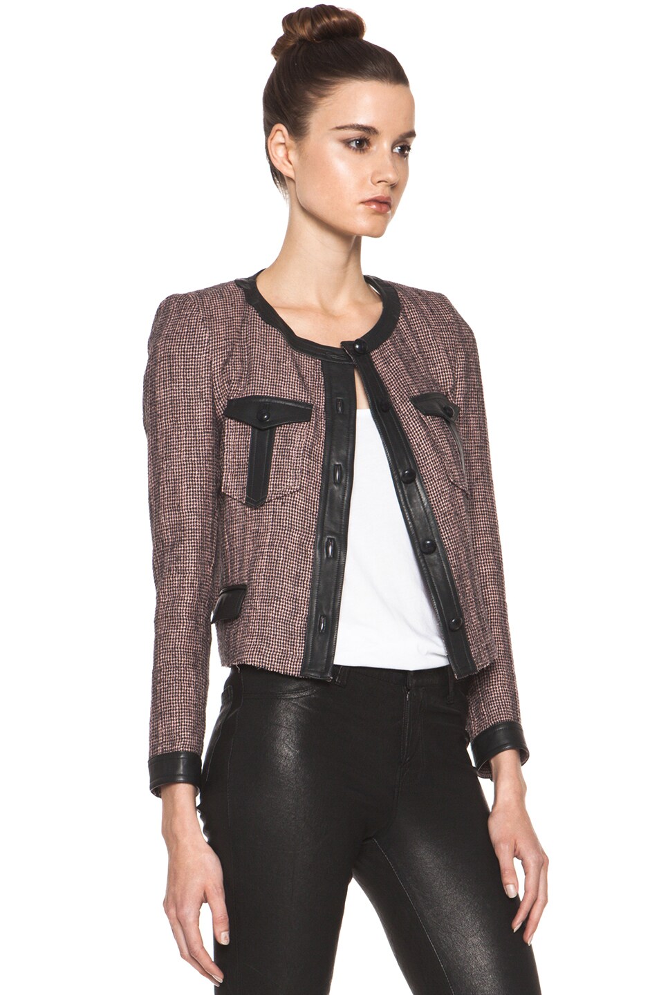 Kacie Wool-Blend Tweed Jacket