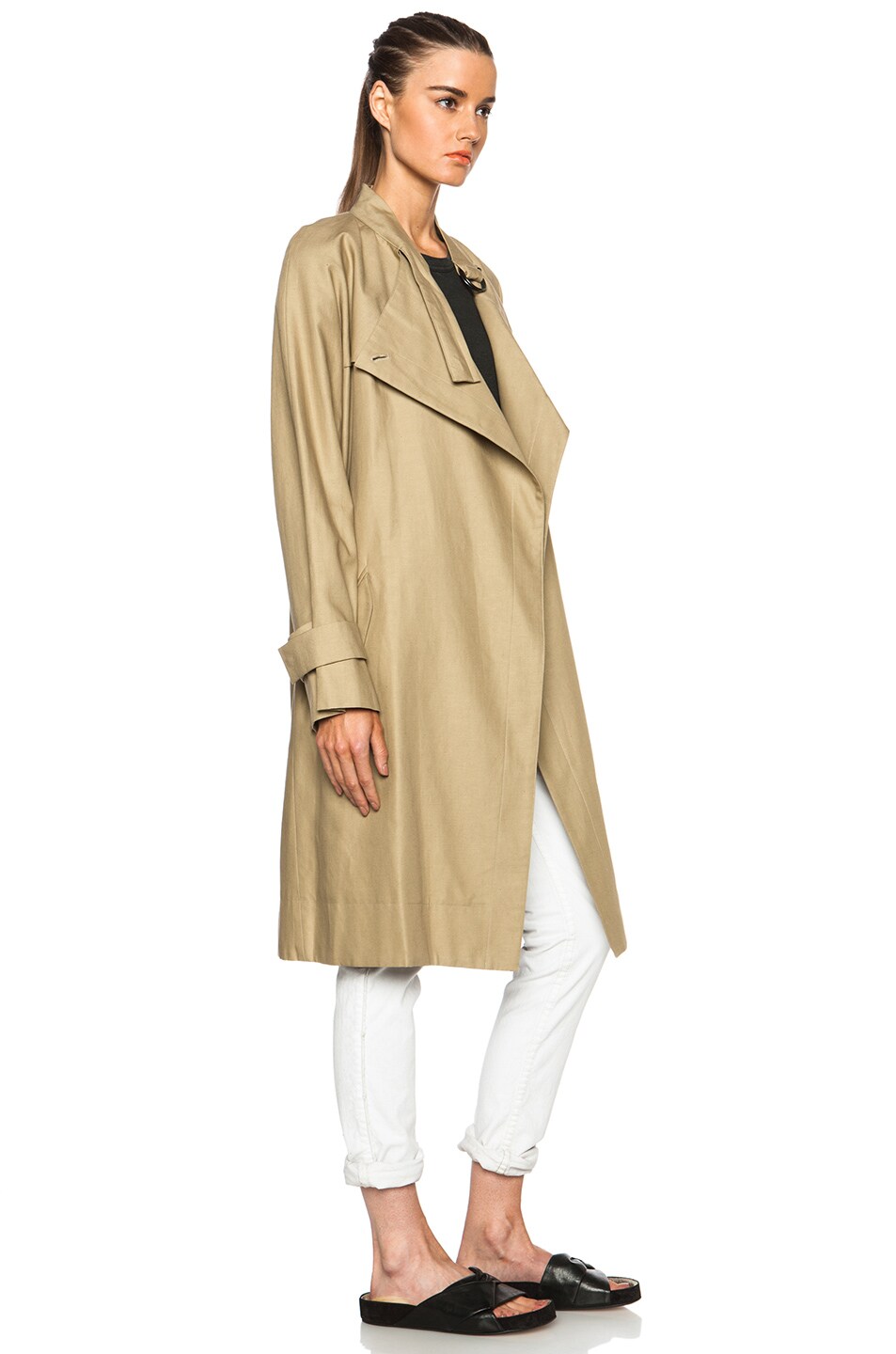 Only Baroudeur Light Chic Cotton-Blend Trench