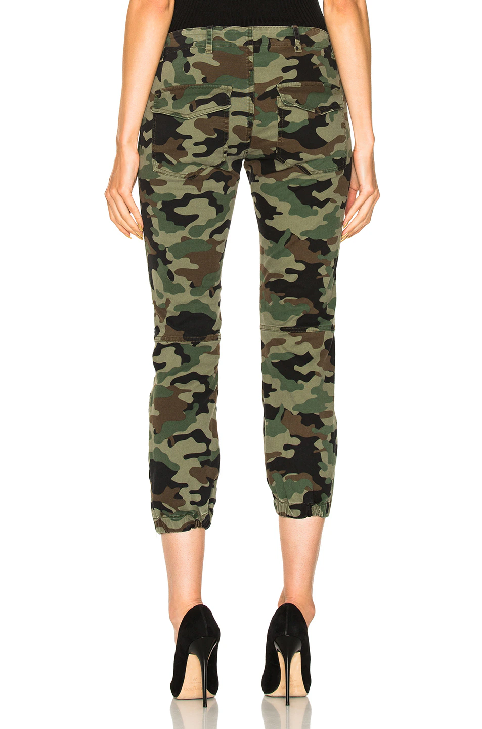 for FWRD Lace Front Cropped French Military Pants