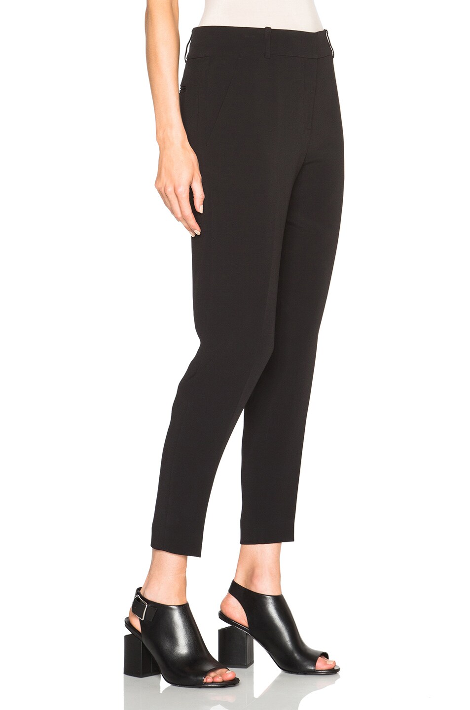 Tapered Leg Ankle Pants