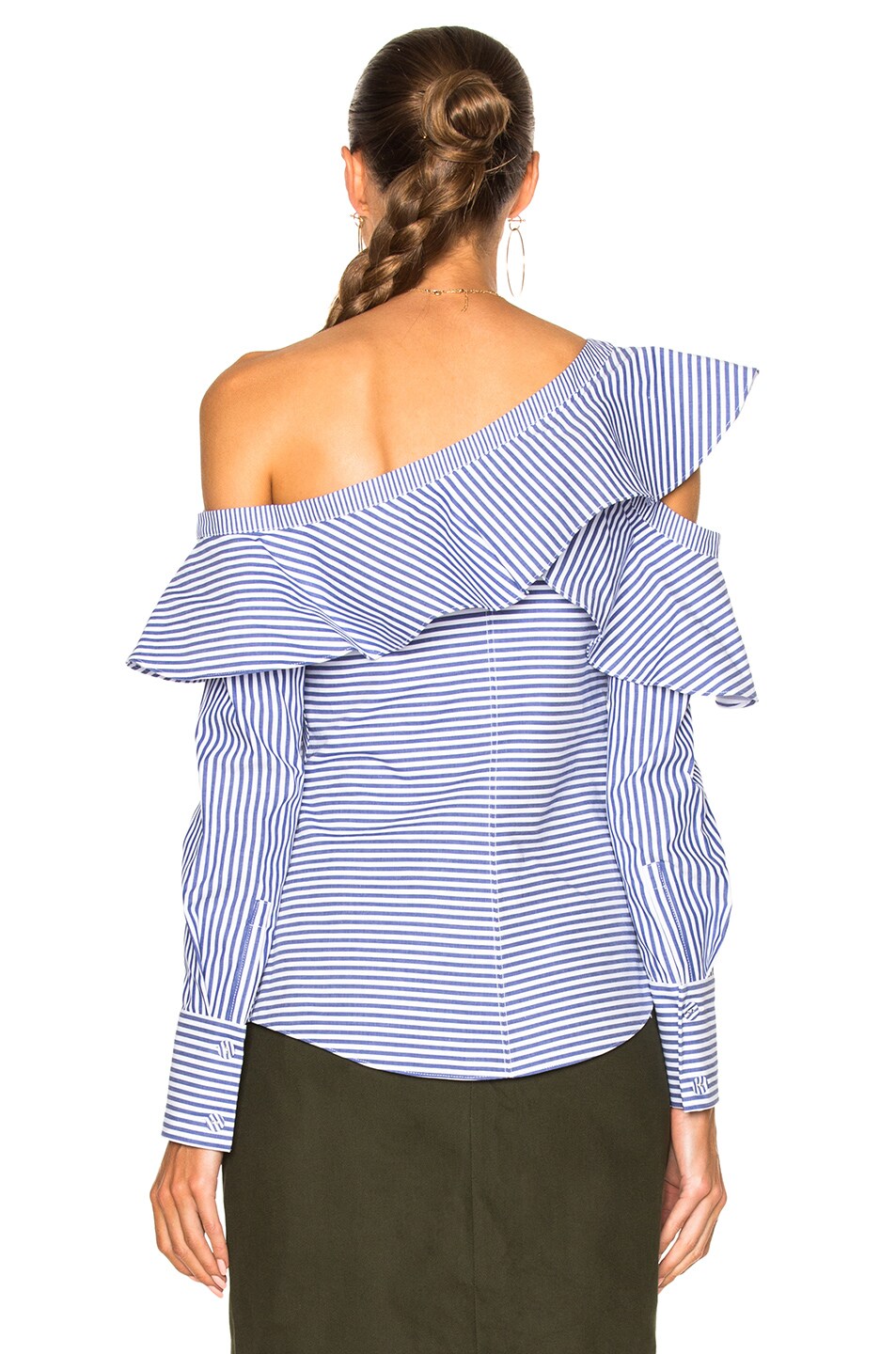 Striped Frill Shirt