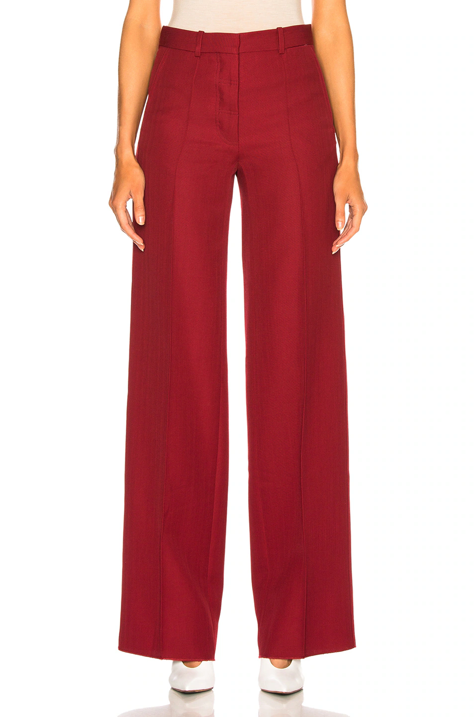 Wool Wide Leg Trousers