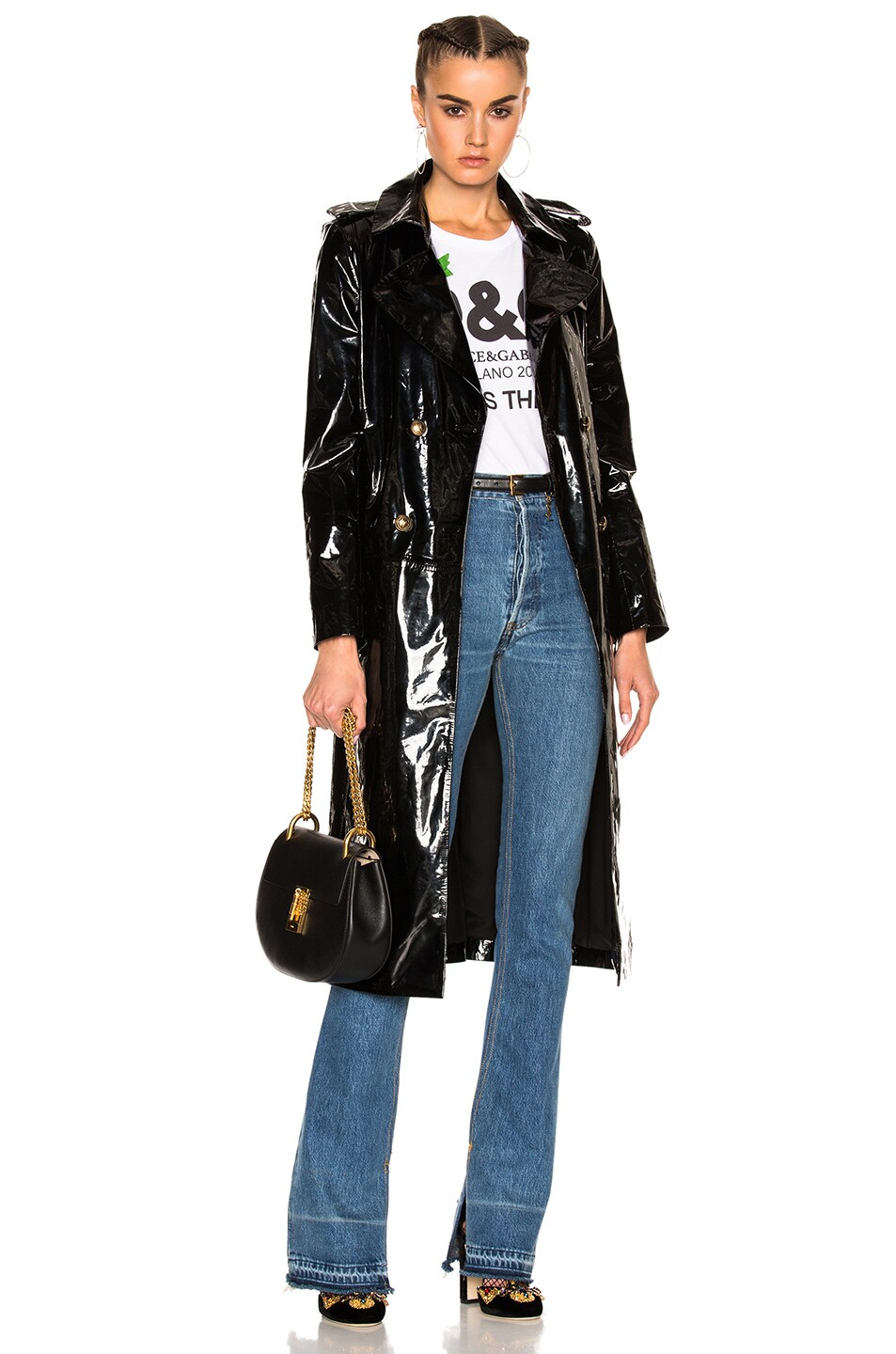 Patent Leather Trenchcoat