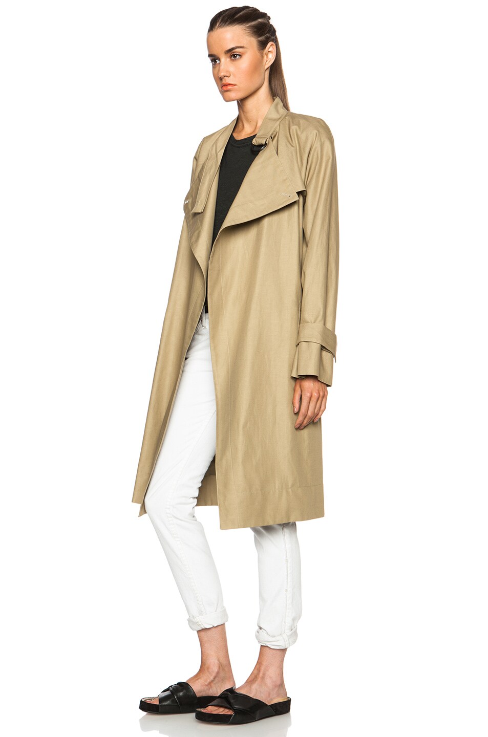 Only Baroudeur Light Chic Cotton-Blend Trench