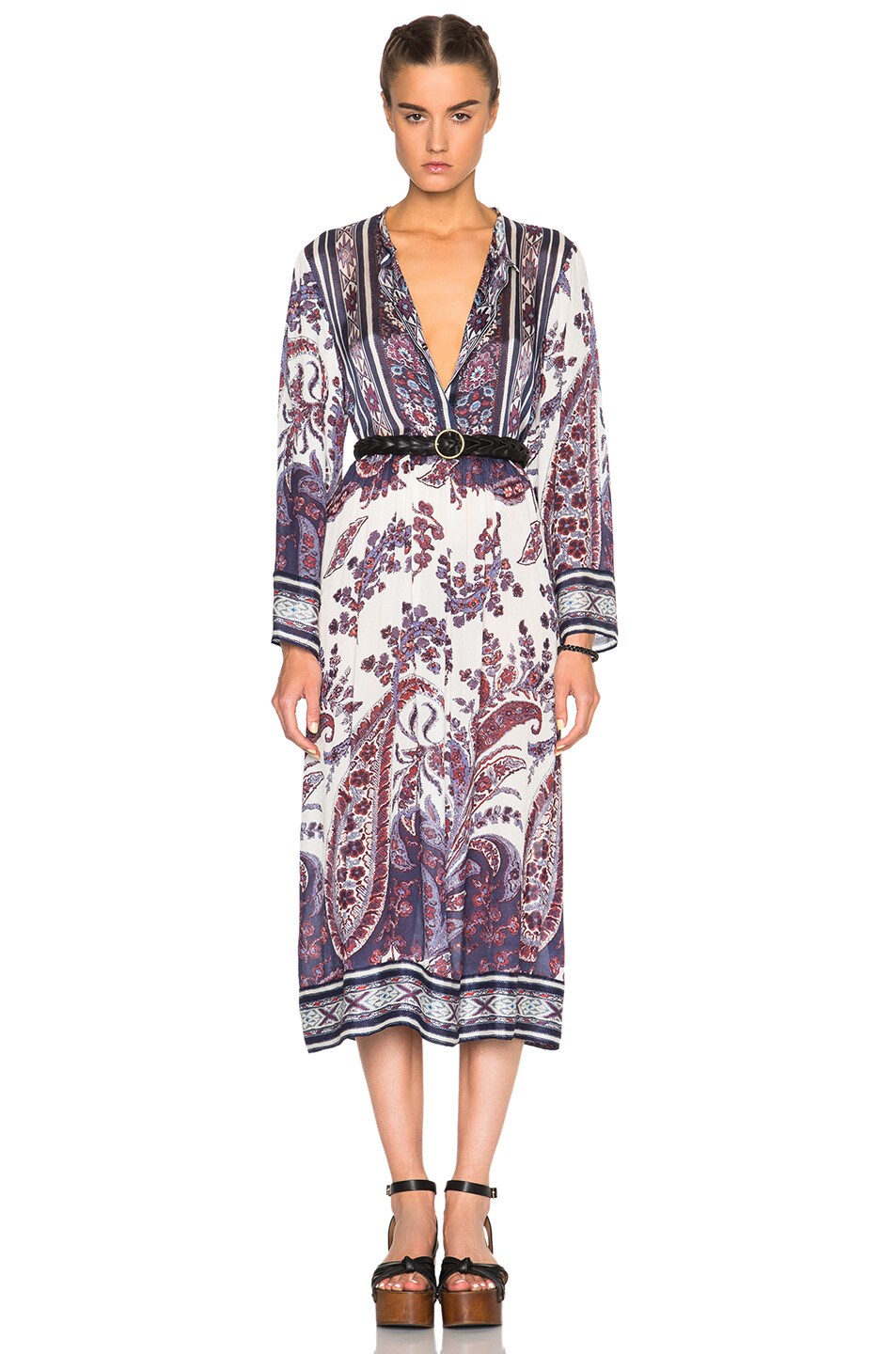 Tilda Paisley Print Dress