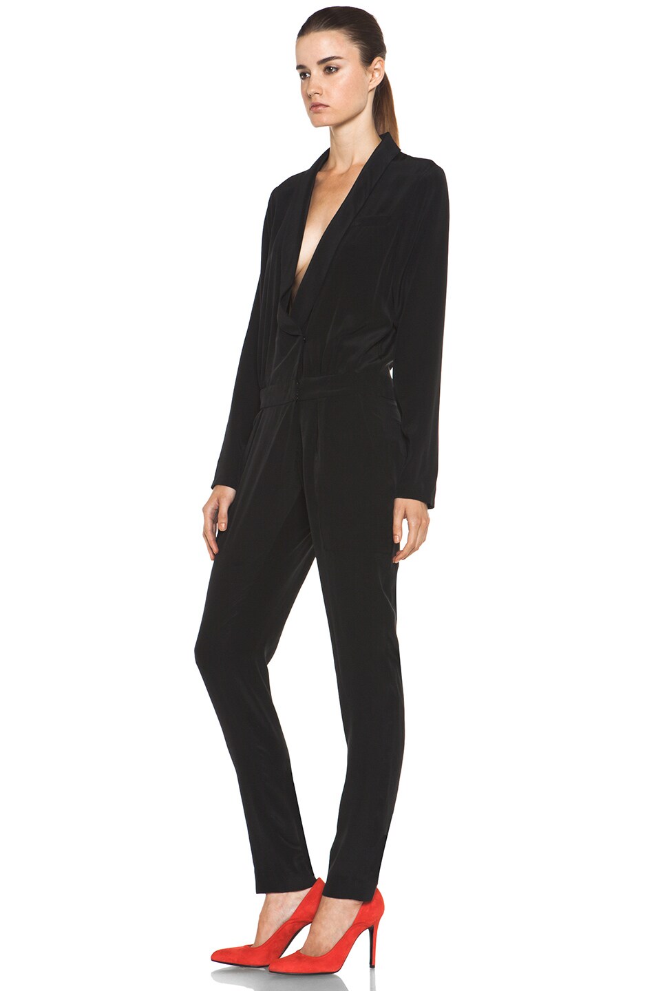 Carey Silk Jumpsuit