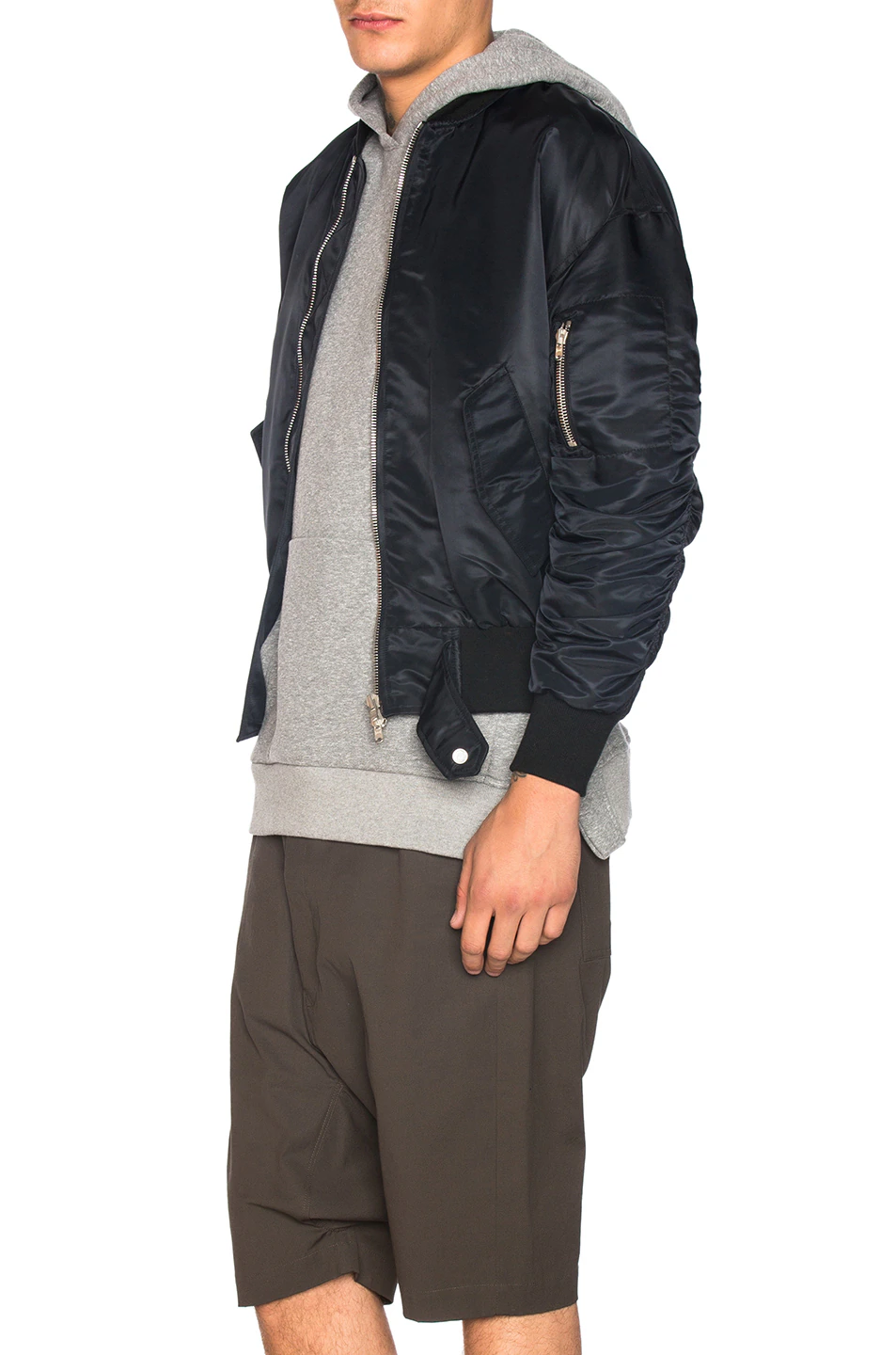 Nylon Bomber Jacket