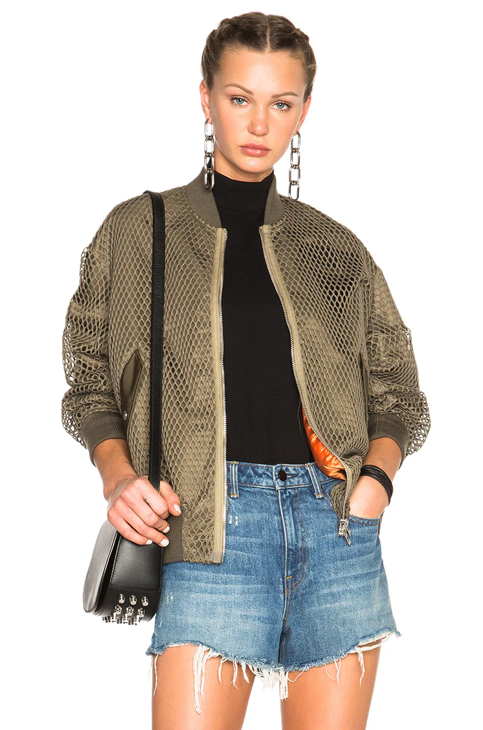 Net Boyfriend Bomber Jacket