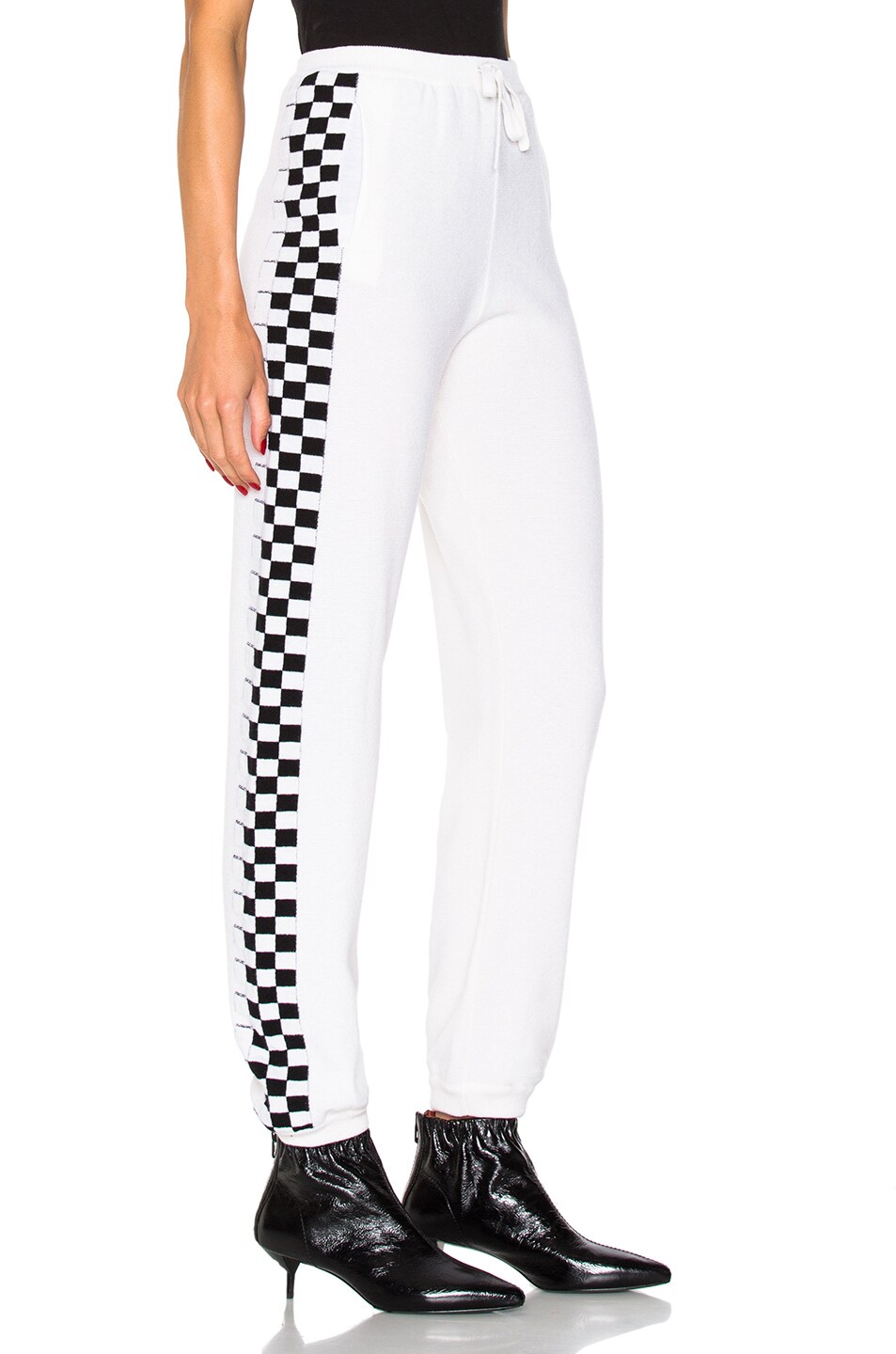 Checker Side Stripe Pants