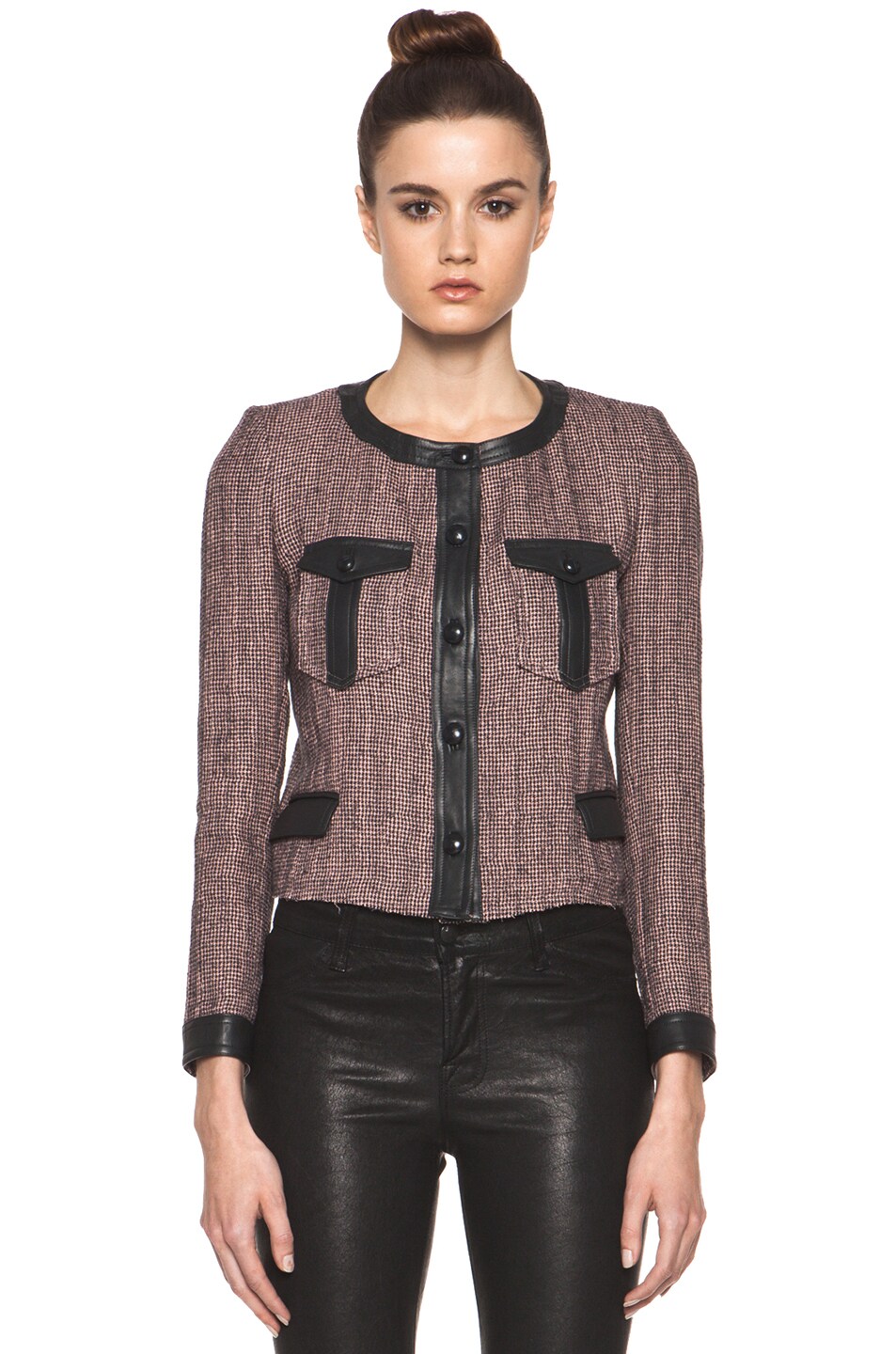 Kacie Wool-Blend Tweed Jacket