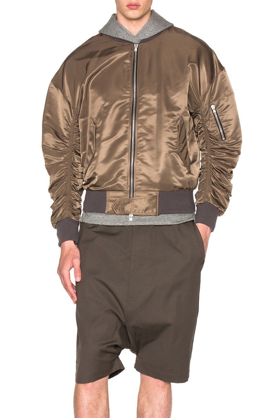 Nylon Bomber Jacket