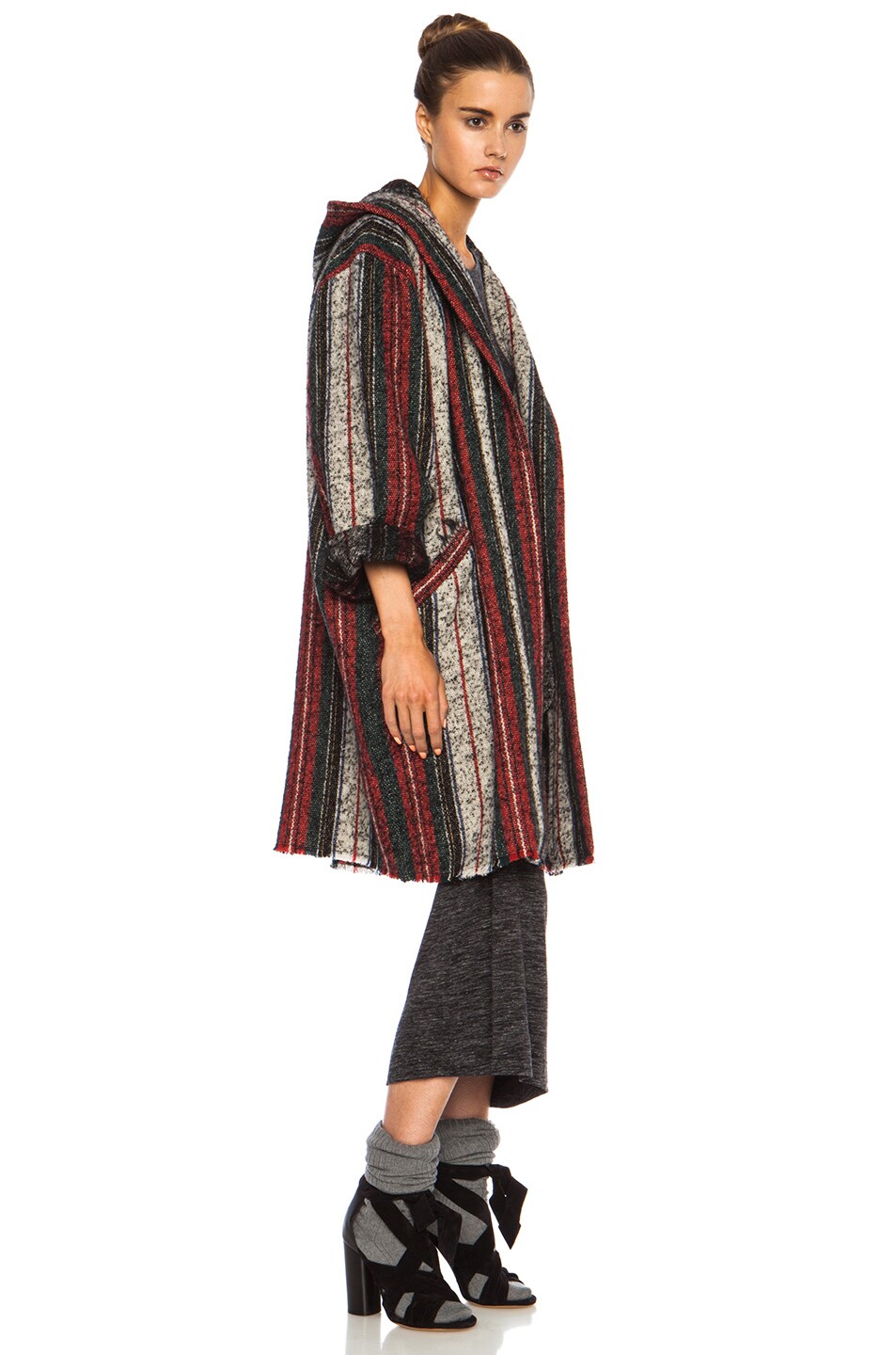 Ibo Kaftan Virgin Wool-Blend Coat