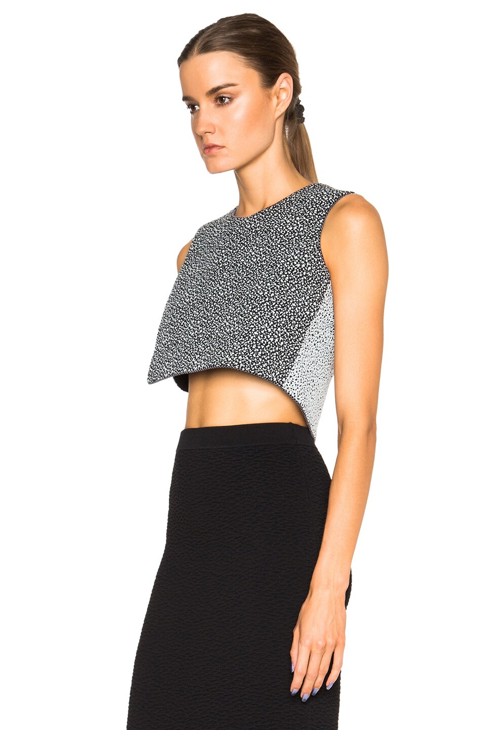 FWRD Exclusive Spackle Angle Crop Top