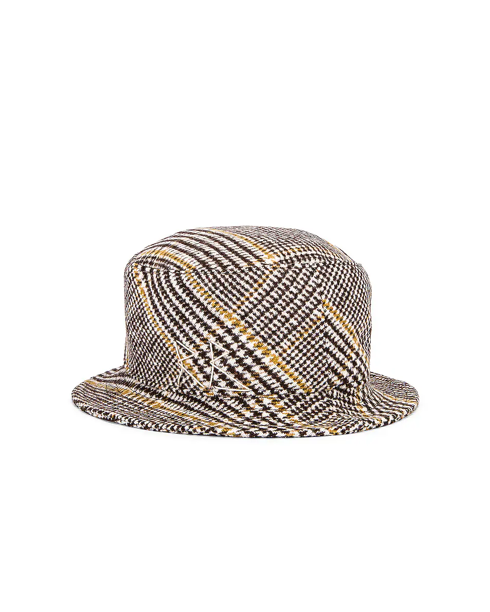 Wool Plaid Bucket Hat