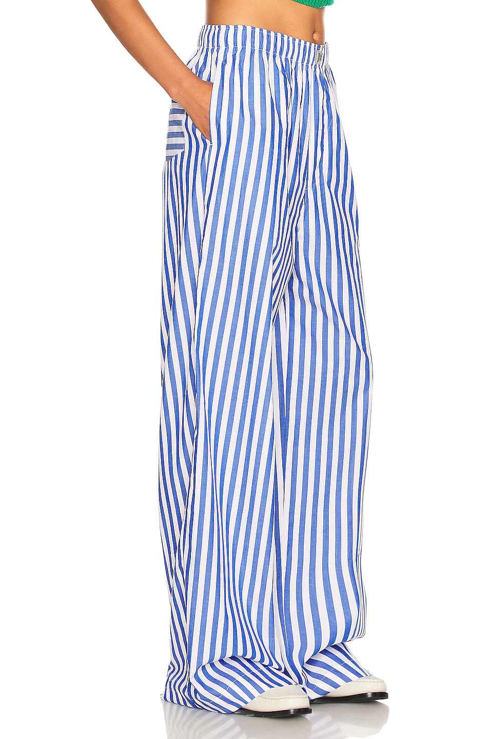 Cotton Poplin Stripe Pajama Pant