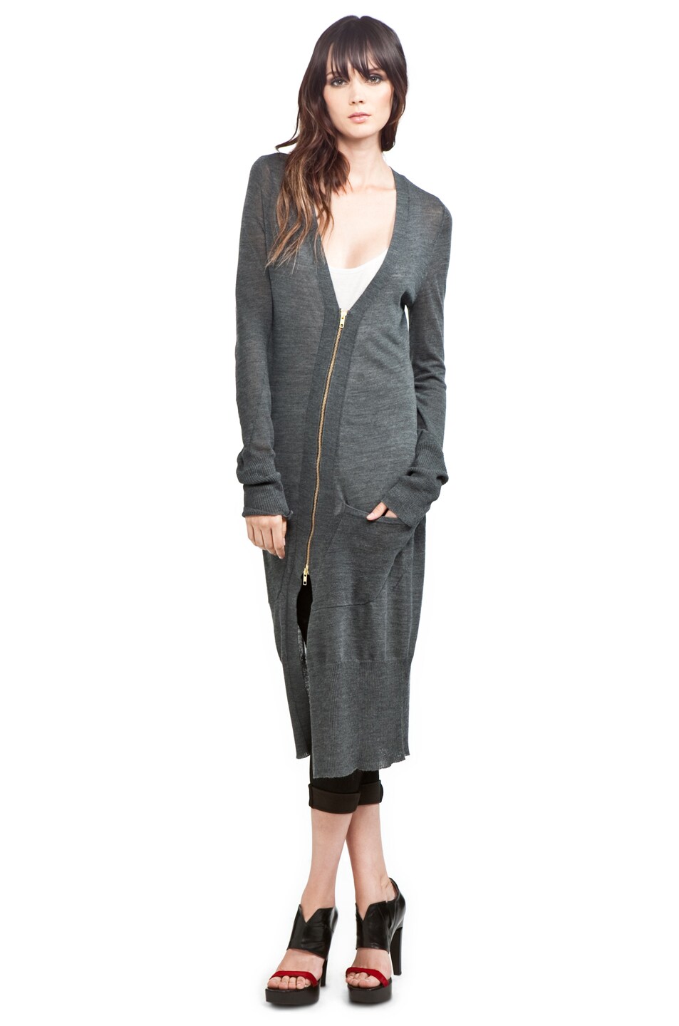 Leonardo Japanese High Twist Cardigan