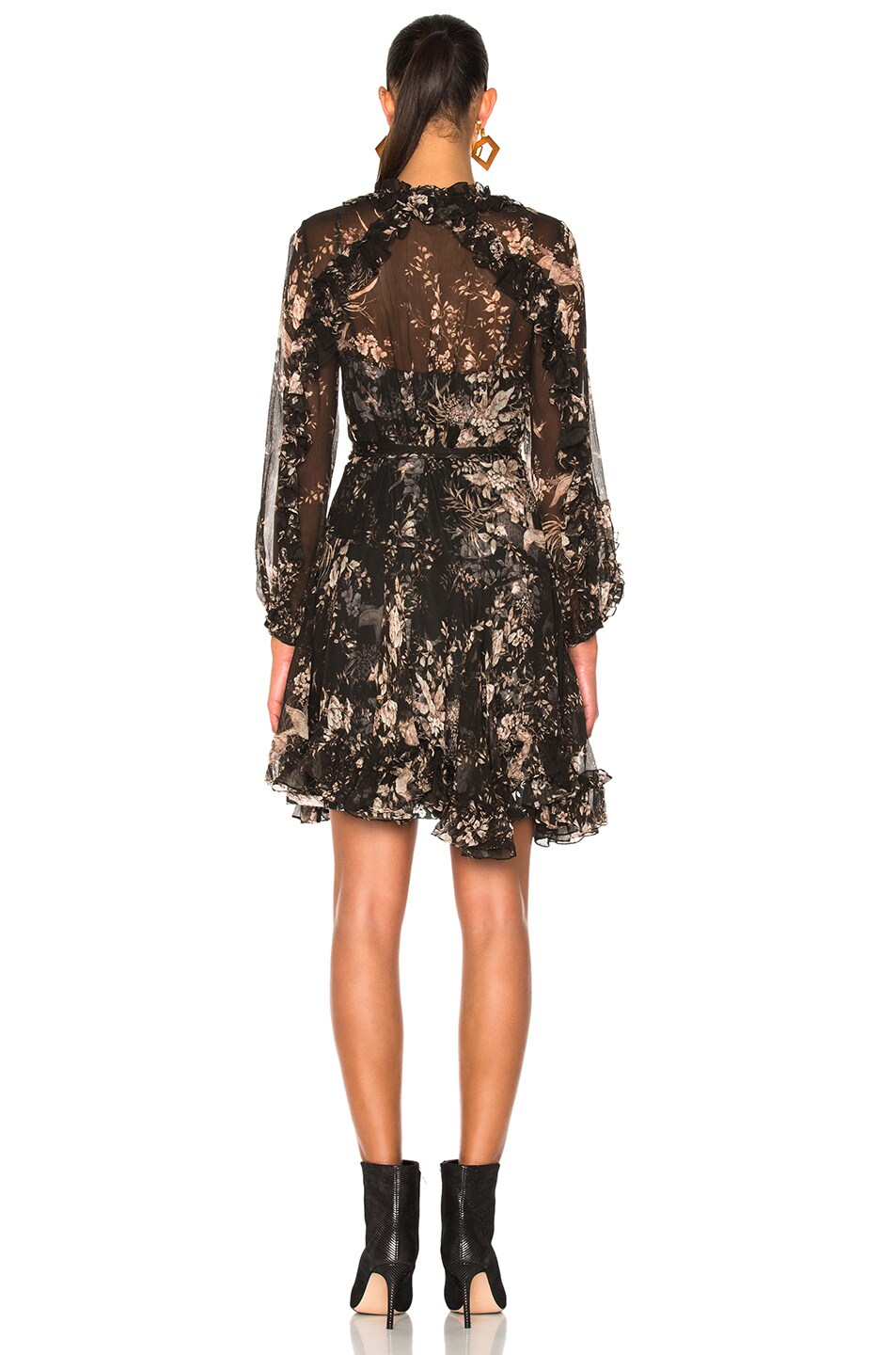 Maples Feathery Wrap Dress