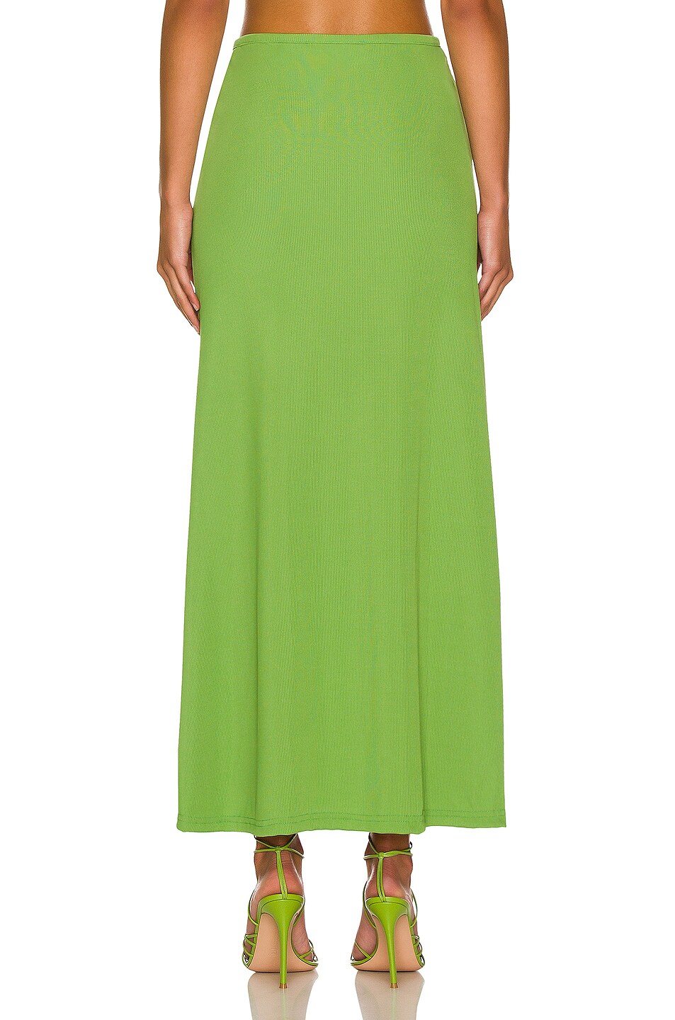 Looped Torso Rib Maxi Skirt