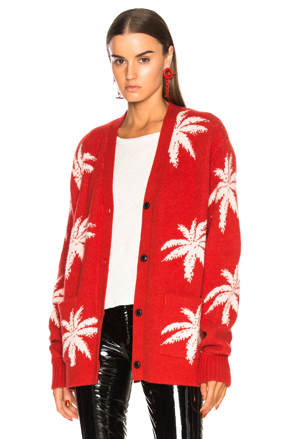 Palm Cardigan Sweater