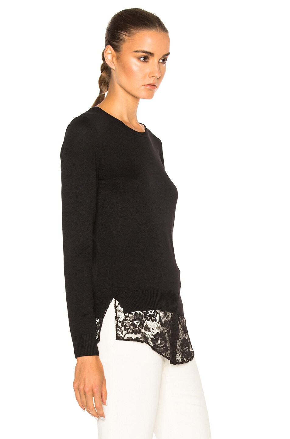 Walkaloosa Sweater with Lace