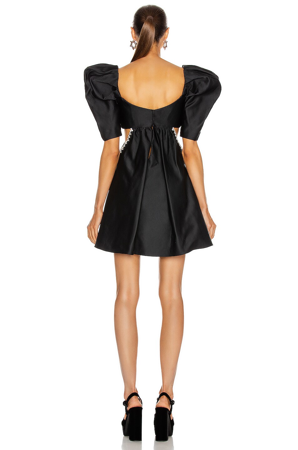 Sculpted Sleeve Cutout Dress