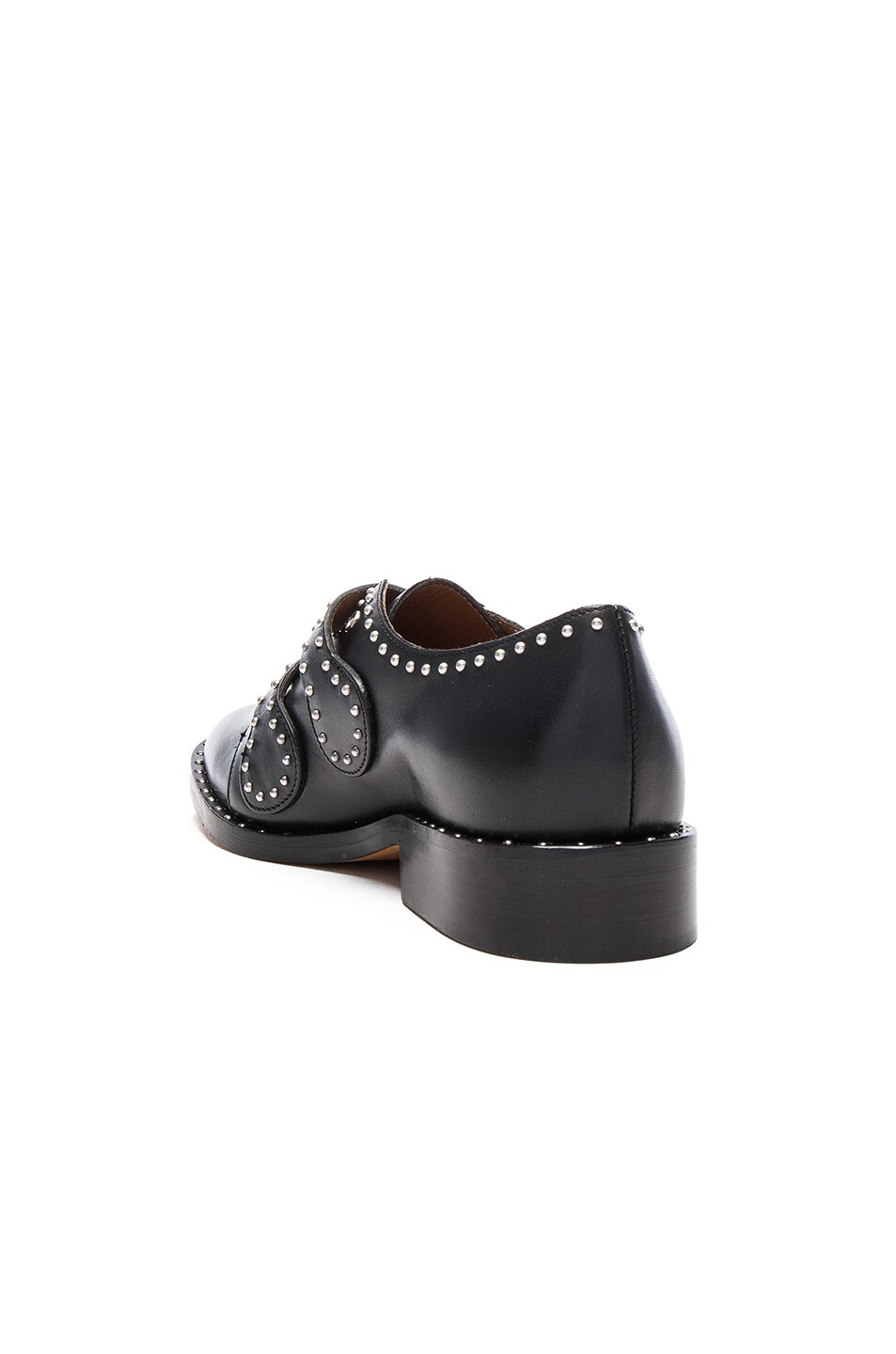 Elegant Leather Monk Strap Oxfords