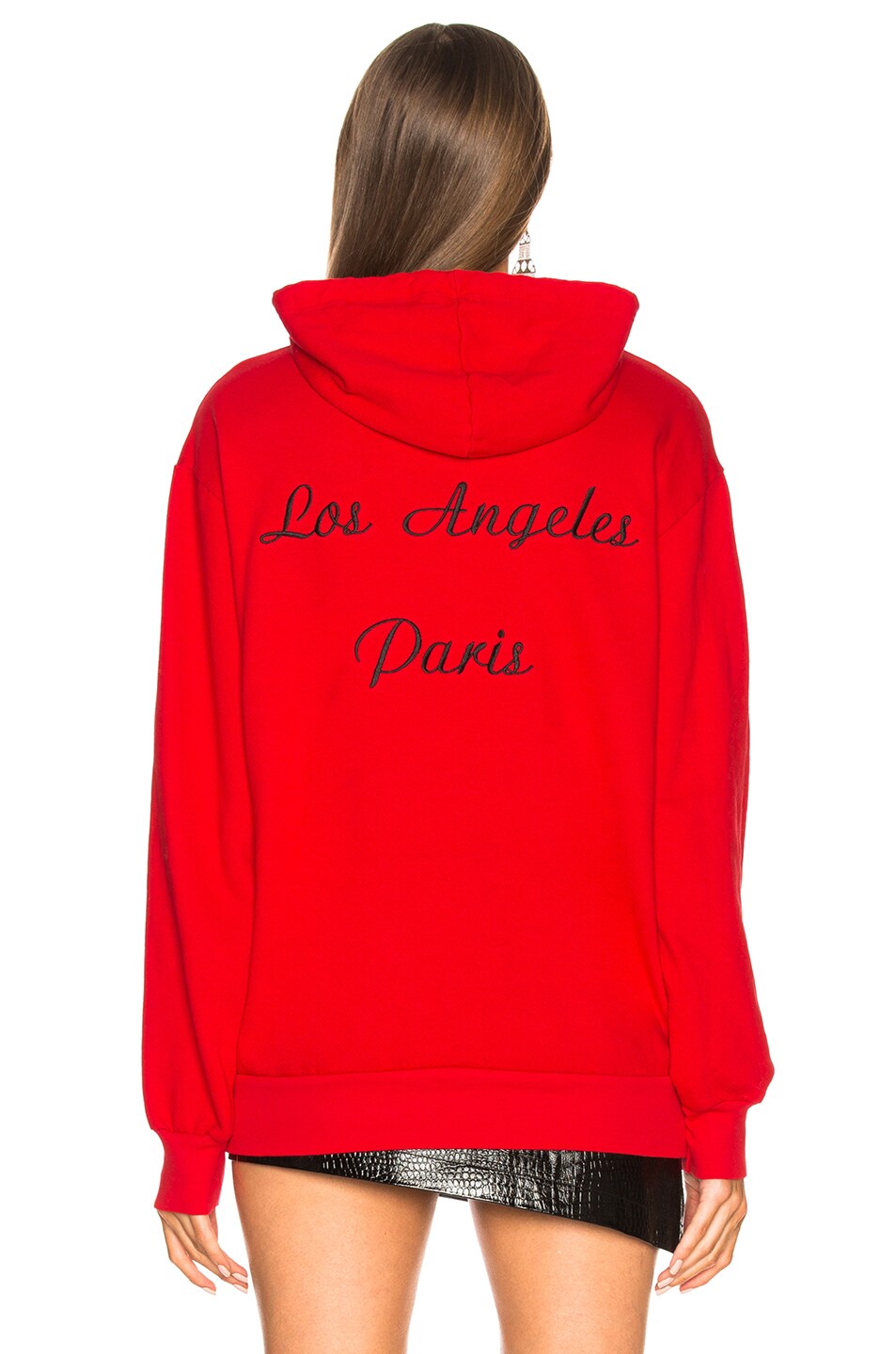 Oversized Radarte Los Angeles Paris Embroidery Hoodie