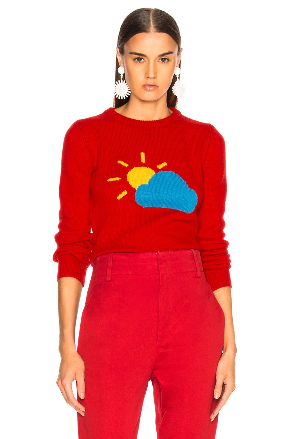 Partly Cloudy Crewneck Sweater