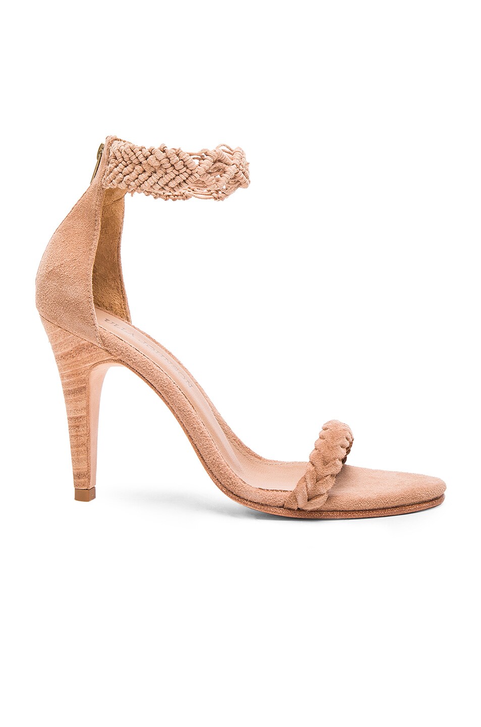 Suede Manu Heels