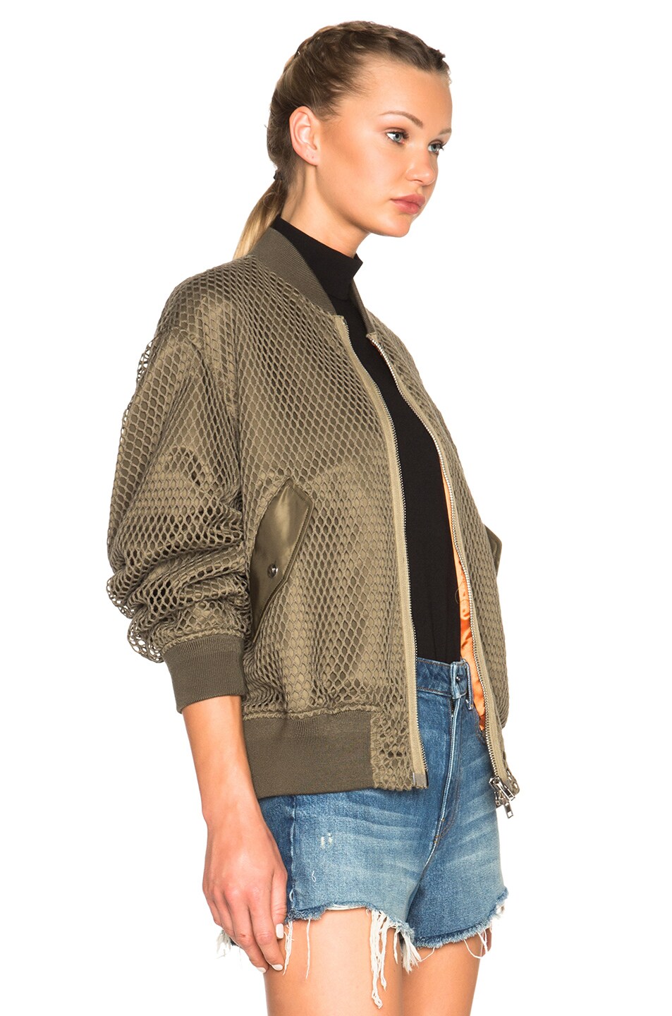 Net Boyfriend Bomber Jacket