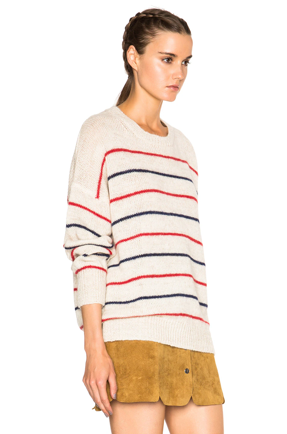 Gatland Striped Alpaca Knit Sweater