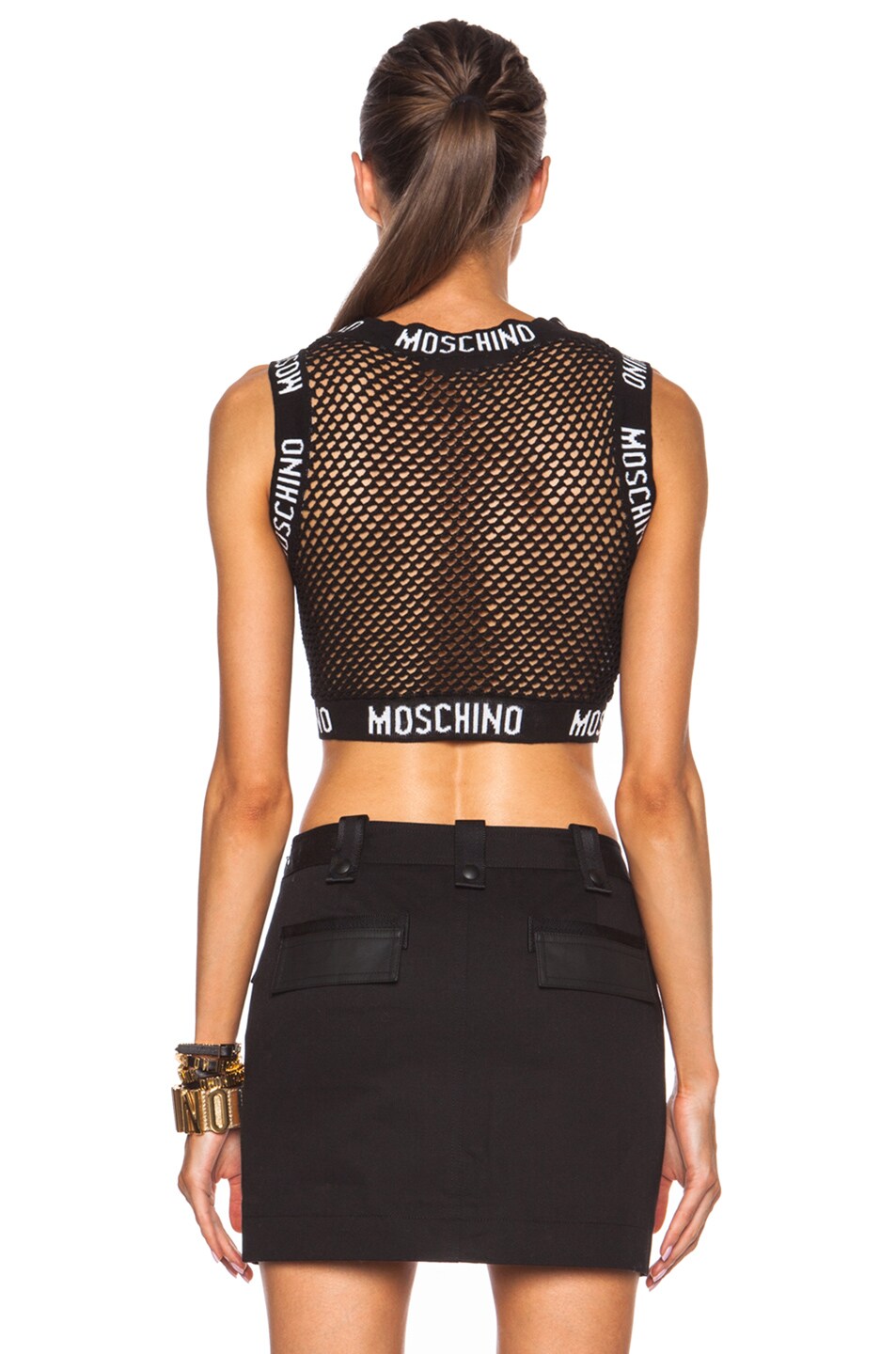 Netted Cotton Crop Top