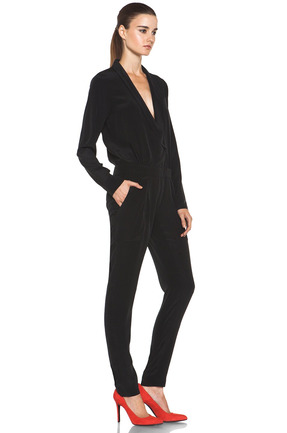 Carey Silk Jumpsuit