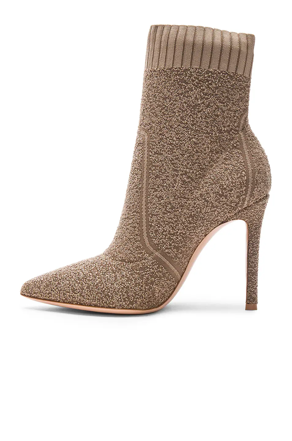 Boucle Knit Katie Ankle Booties