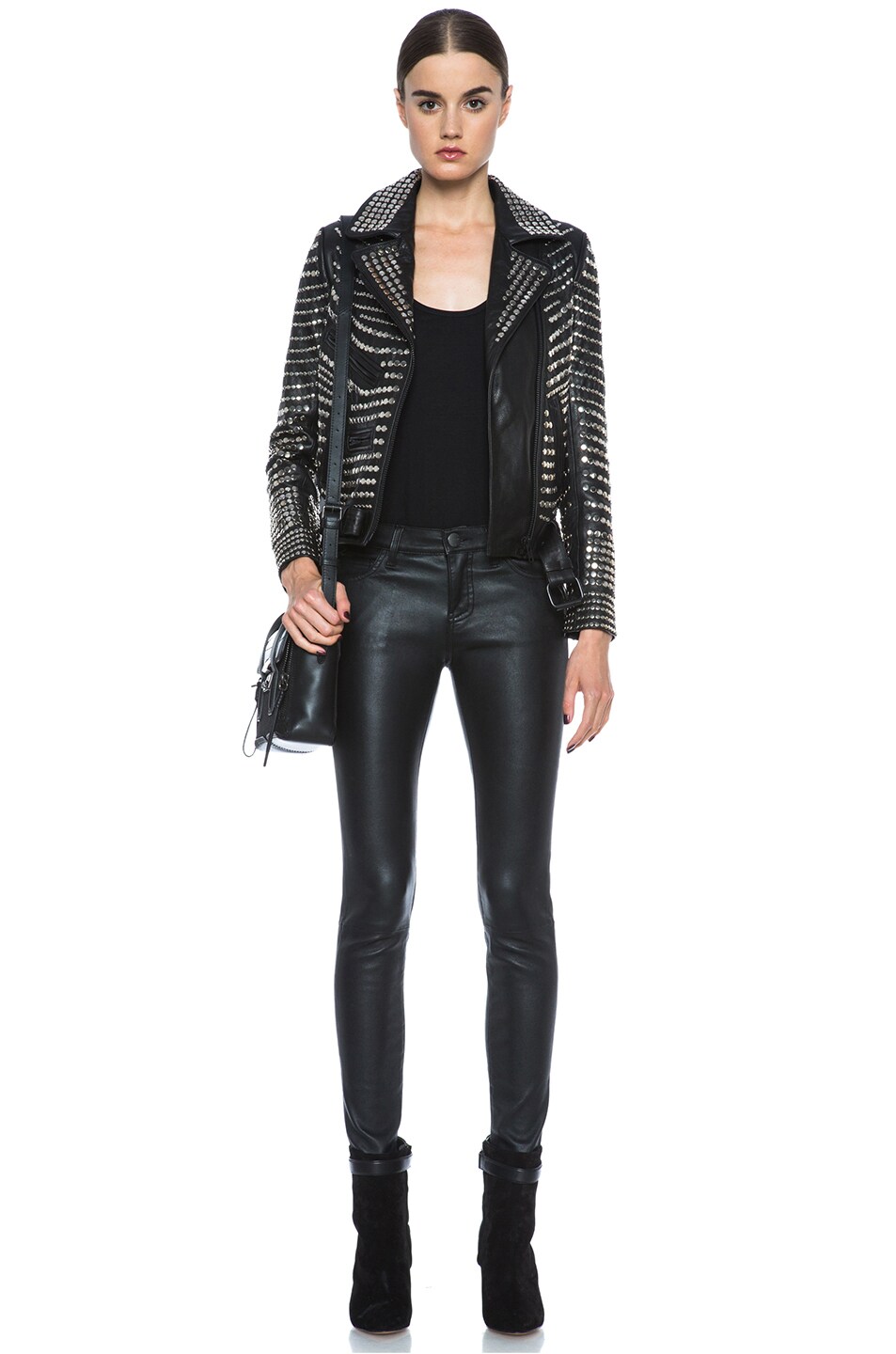 Blake Lambskin Studded Jacket