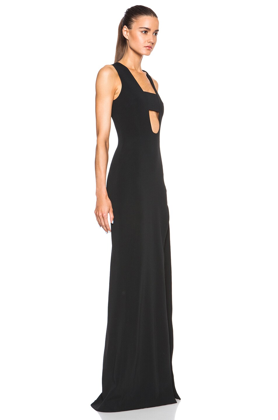 Low Cut Chest Strap Gown