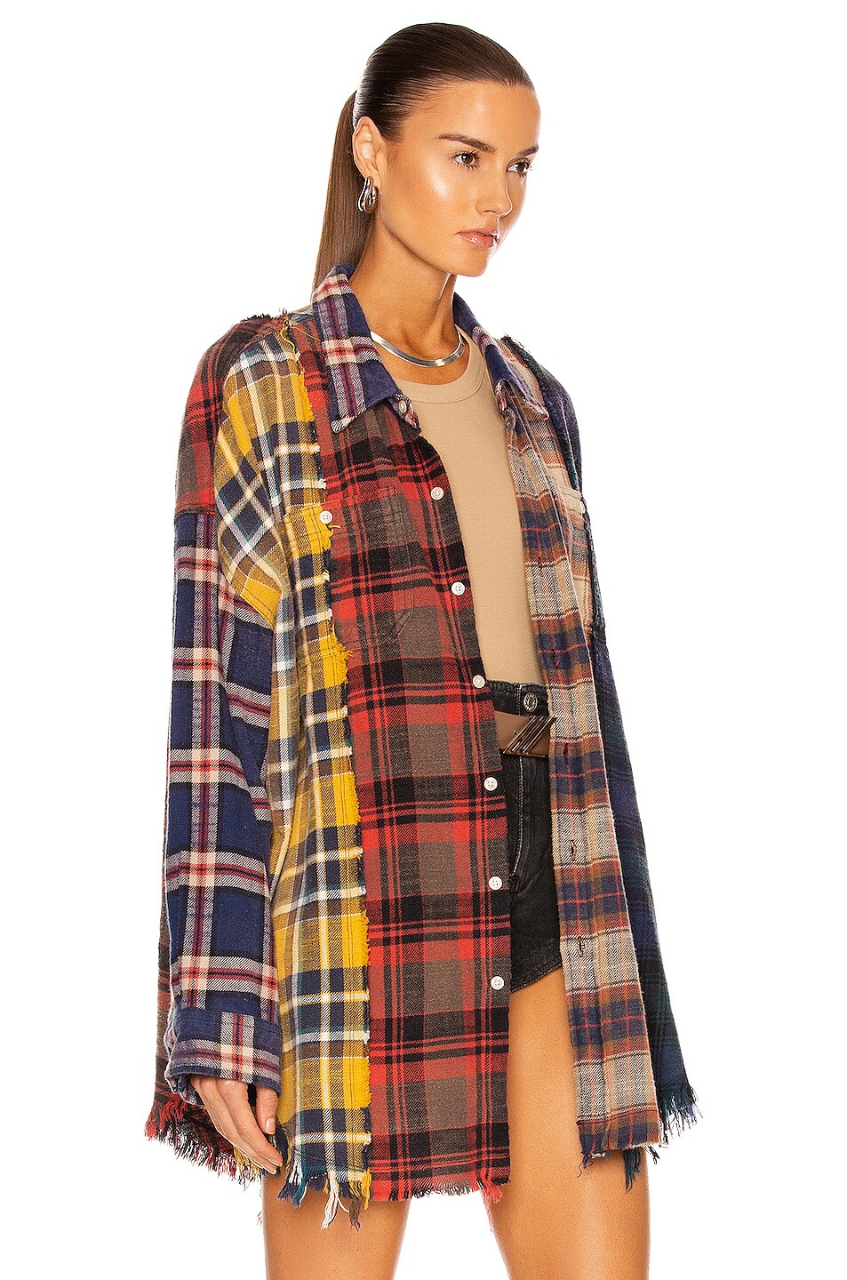 Multi Plaid Shirt