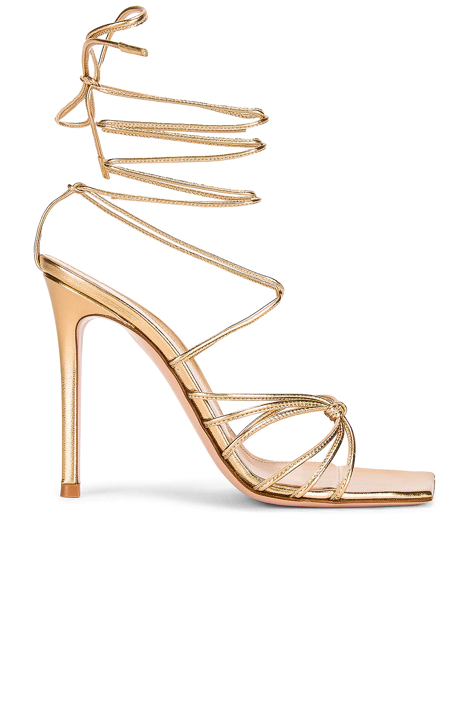 Nappa Silk Strappy Heels