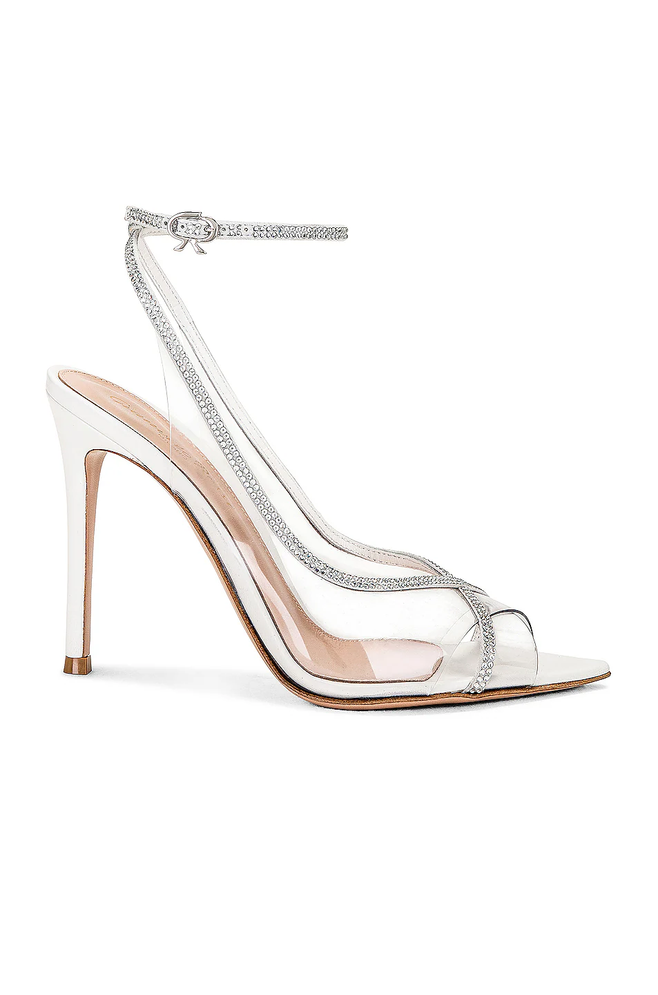 Crystelle Plexi Sandal