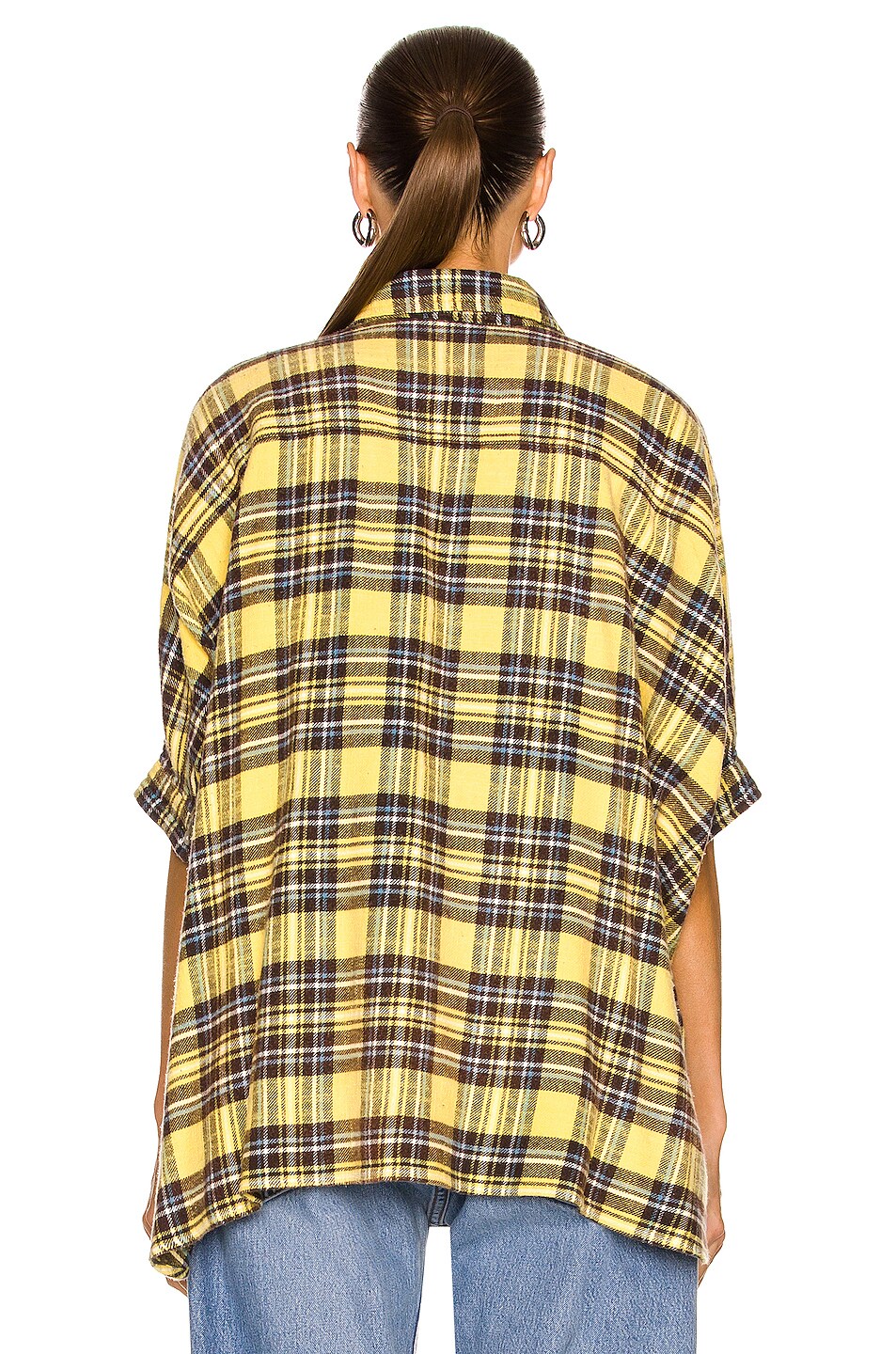 Plaid Oversized Boxy Shirt