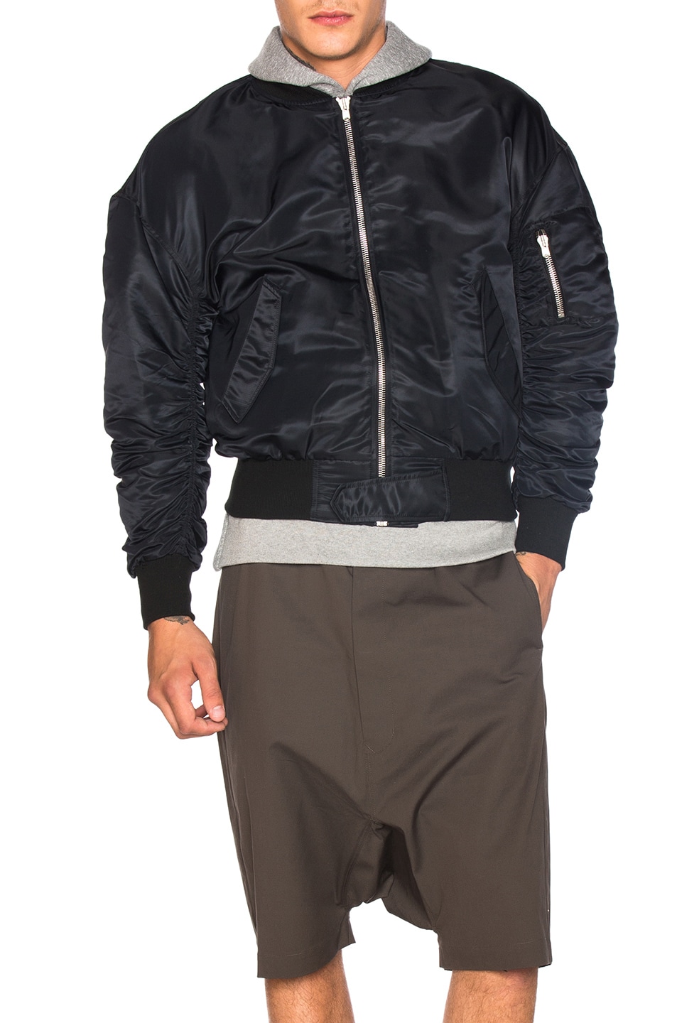 Nylon Bomber Jacket