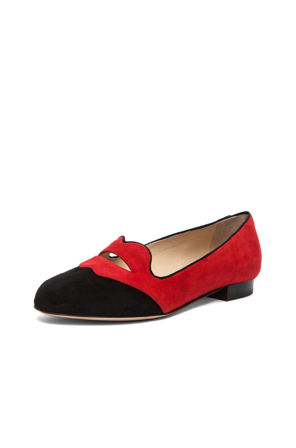 Bisoux Suede Flats