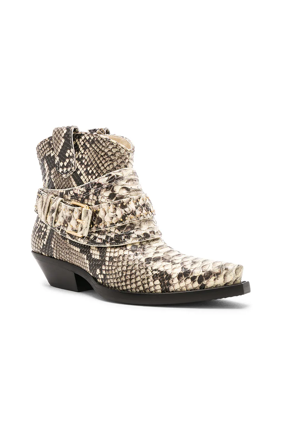 Snakeskin Embossed Cowboy Boots