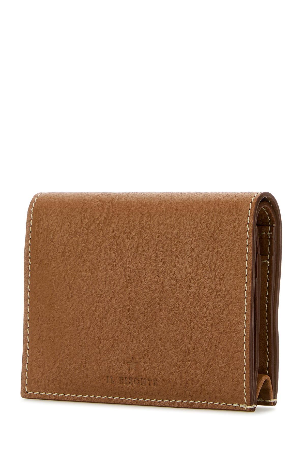 Camel leather wallet