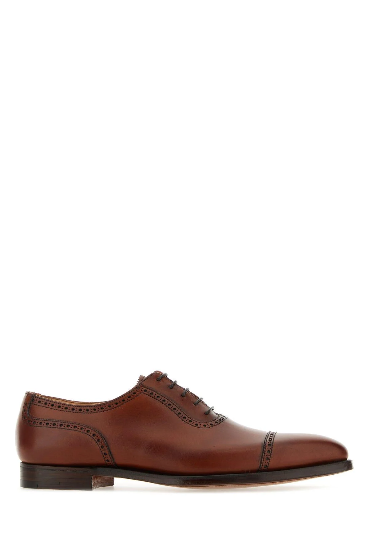 Caramel leather Westbourne lace-up shoes