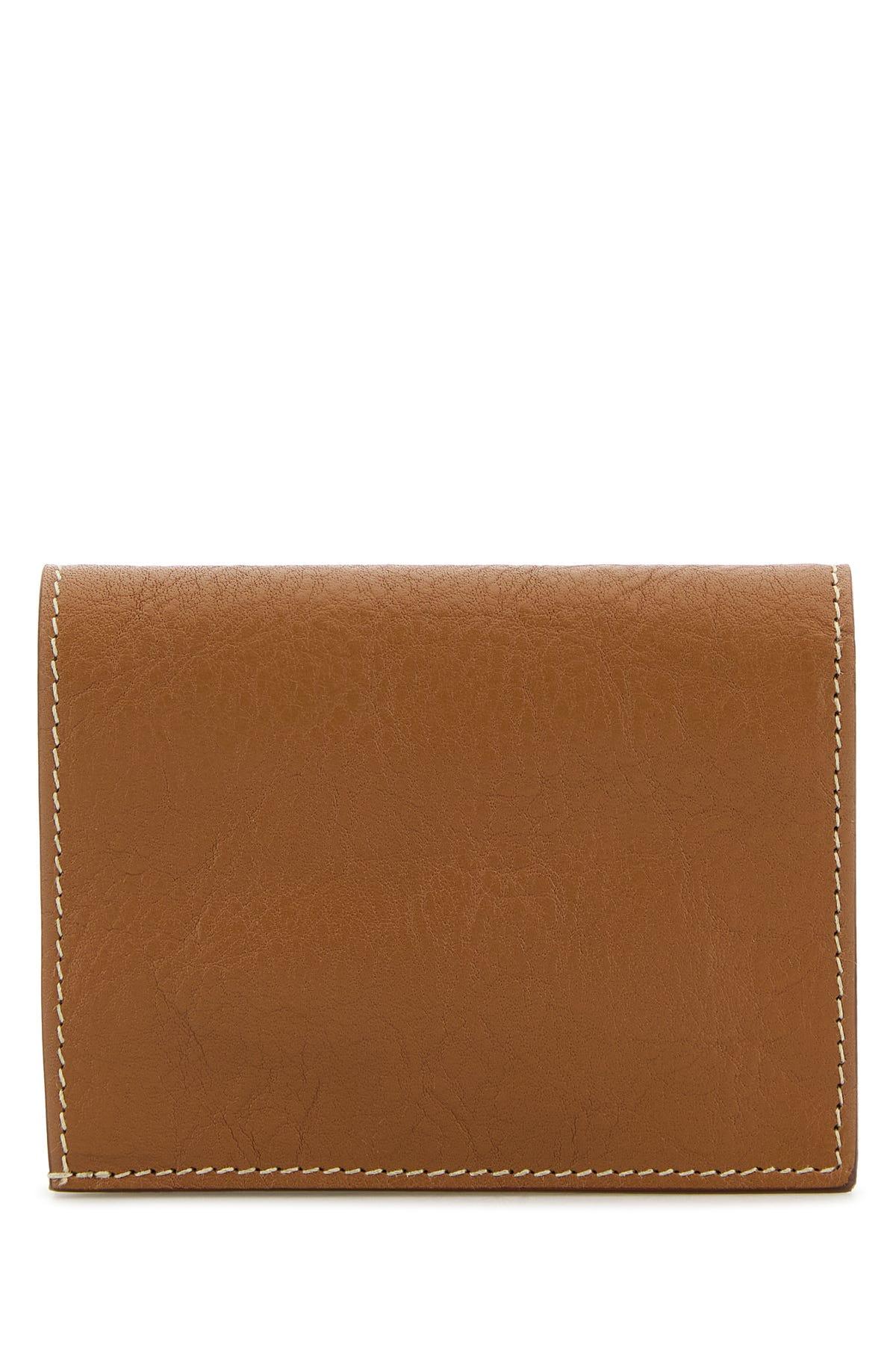 Camel leather wallet