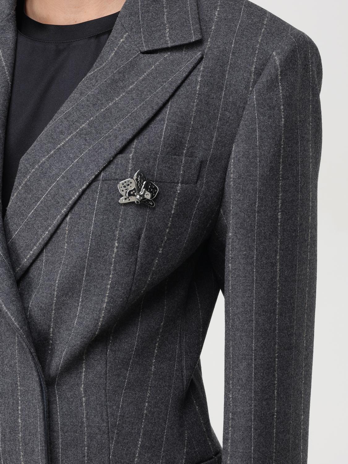 Genny pinstripe virgin wool blazer