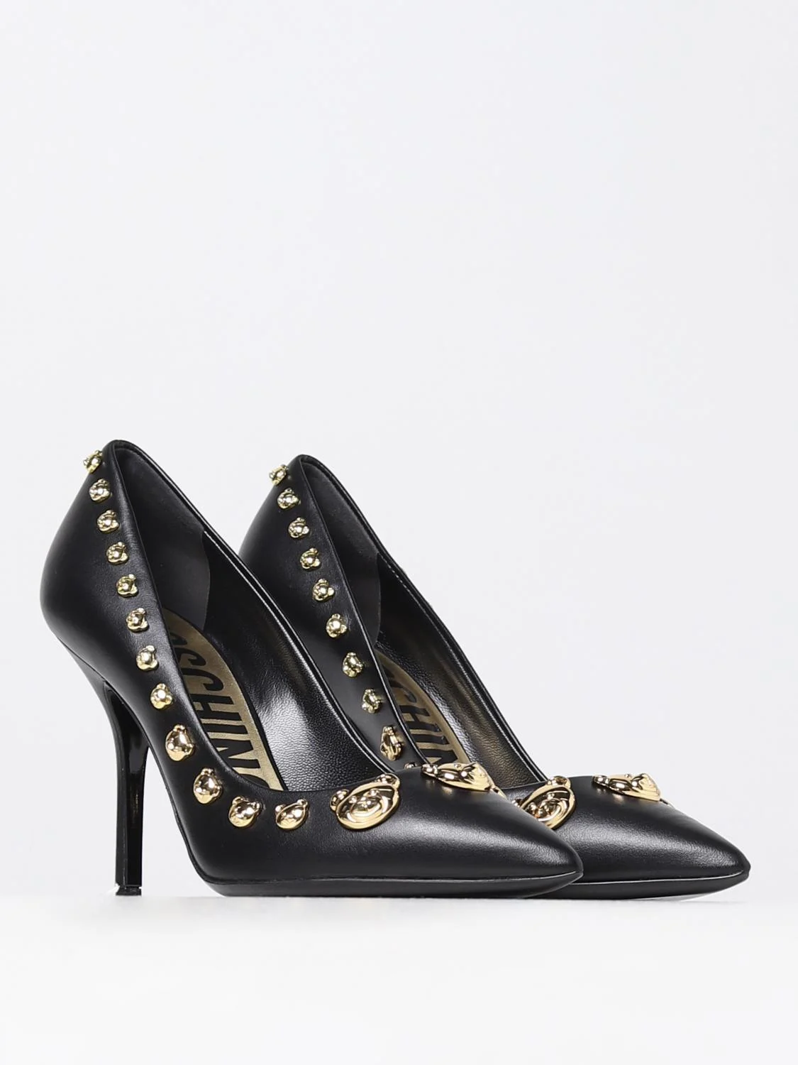 Moschino Couture leather pumps