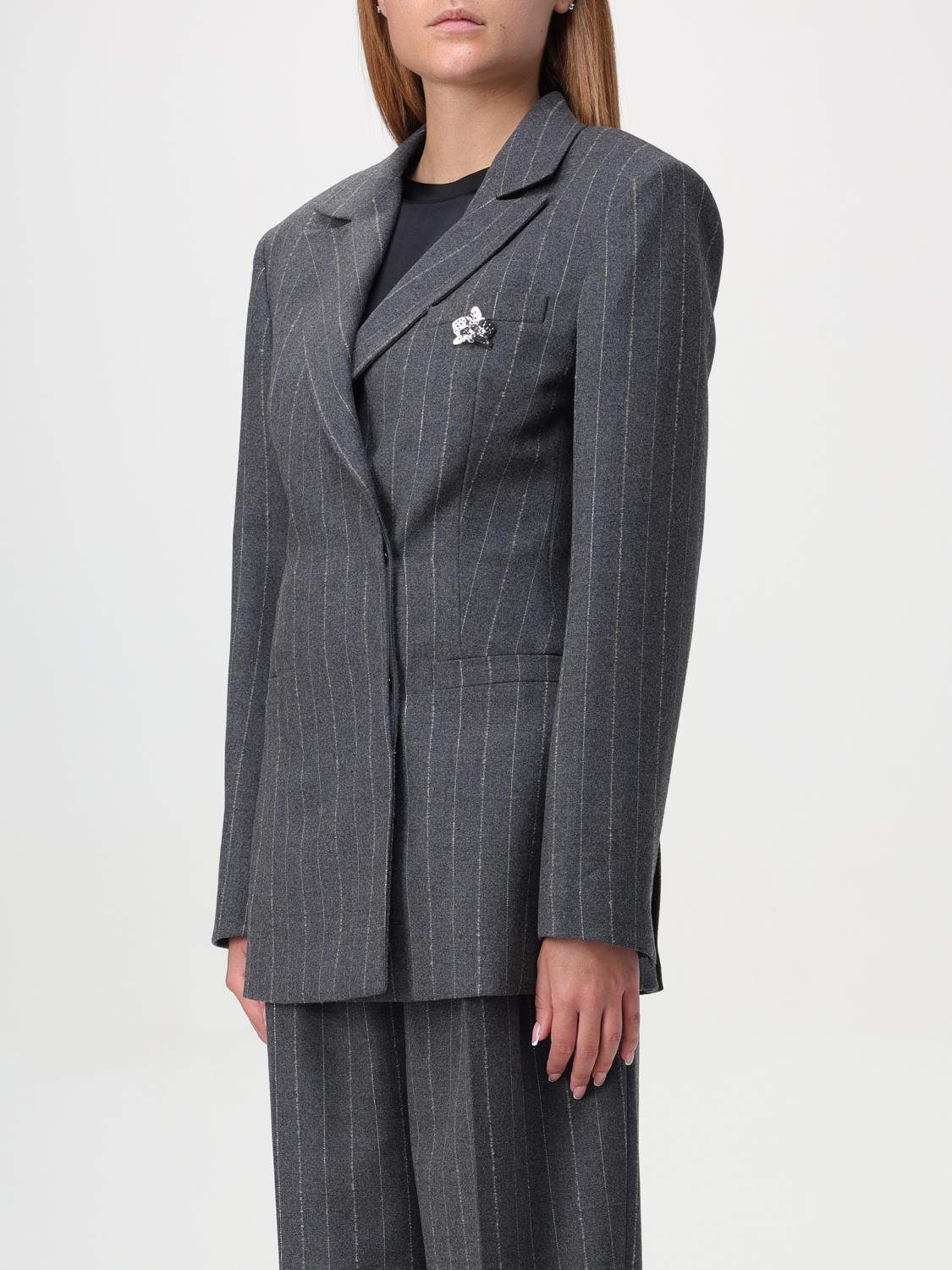 Genny pinstripe virgin wool blazer